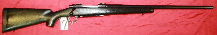 17 - RUGER M77, 25.06, BOLT, 26" HEAVY BARREL, AFTERMARKET STOCK