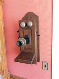 Oak Wall Telephone