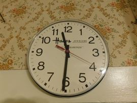 Hayes Jewelers Advertising Clock