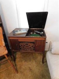 Old Brunswick Victrola with Decorative Front