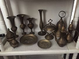 Assorted Brass Decor