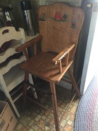 Wooden High Chair