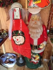 Large Santa Blow Mold