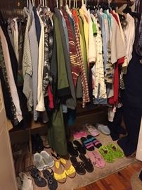 Large Assortment of Clothes and Shoes