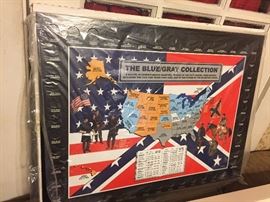 Commemorative Quarter Collection Civil War Display