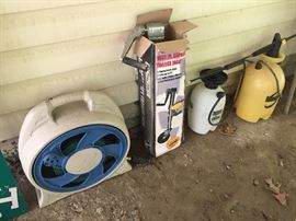 Hose Reel/Trailer Jack/Sprayers