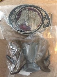 Western Themed Belt Buckles