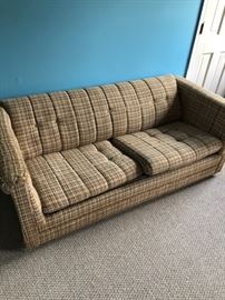 Mid century upholstered couch