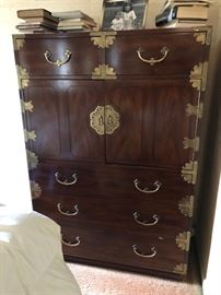 Vintage Henredon tall chest of drawers