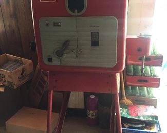 Coca Cola Vendolator Model 27 Machine with Water Fountain