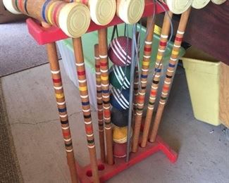 Vintage Croquet Set