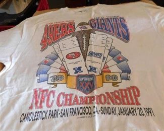 1991 49ers vs. Giants Championship T-shirt
