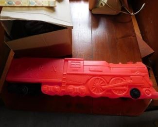 Vintage Marx Whistle Clanging Plastic Locomotive