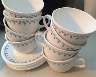 Corelle Cups and Saucers