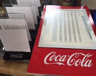 Coca Cola Advertising Items