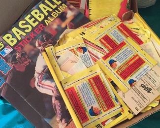 Topps Baseball Stickers and Albums