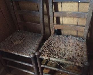 Vintage Cane Bottom Chairs