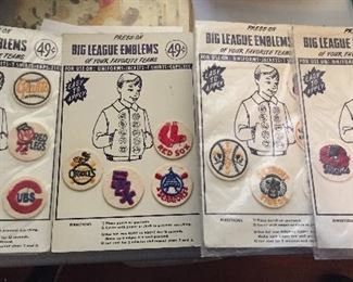 Vintage Baseball Patches(Red Sox, Colts, Dodgers, etc...)