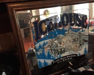 Icehouse Lighted Beer Mirror