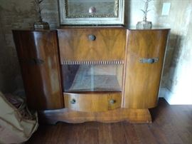 Art Deco era wooden bar.