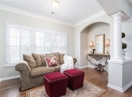 Sofa and slipcover, from Storehouse.