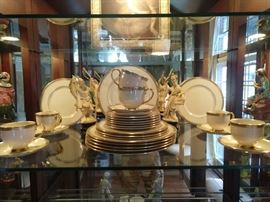 Vintage set of Lenox "McKinley" china.