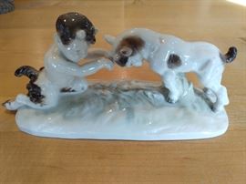 LOVE this vintage porcelain faun and goat figurine!