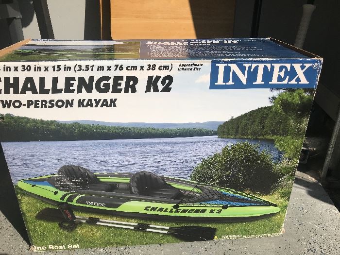 Two person inflatable kayak 