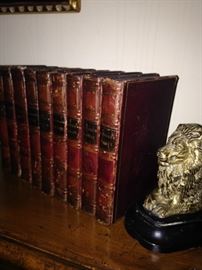 Handsome set of antique books