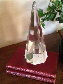 Stunning crystal obelisk 