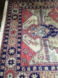 Brimming with color antique rug