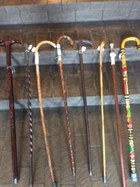 Quite an array of walking canes