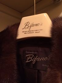 Mink jacket from Bifano's
