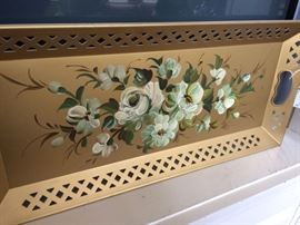Another vintage Tole tray
