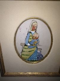 Mother and child art