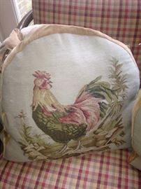 One of several French Country chair cushions