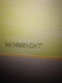 Framed art by Wainwright