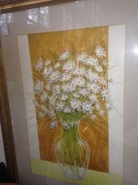 Happy daisies - framed art by Wainwright