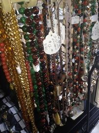 Numerous necklaces