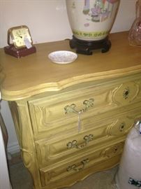 One of two matching nightstands