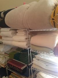 More sheets and blankets