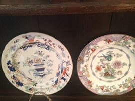 Very old Asian style plates