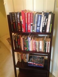 Bookshelf with more book selections