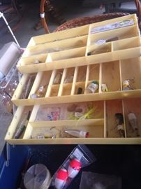 Tackle box and lures