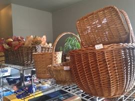 Some of the many baskets