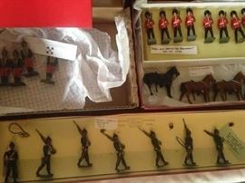 Footmen and and horses