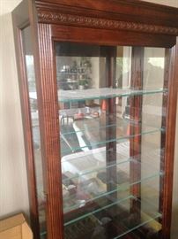 One of several display shelves