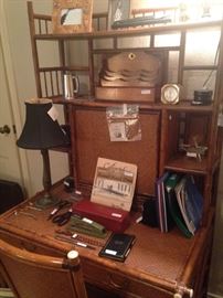Vintage bamboo desk