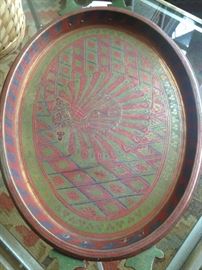Hand painted tray