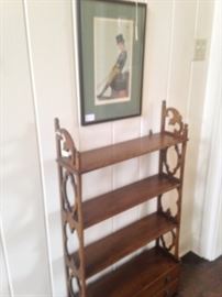 Antique wall shelf